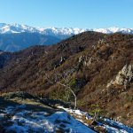 Vista sul crinale del Monte Faie